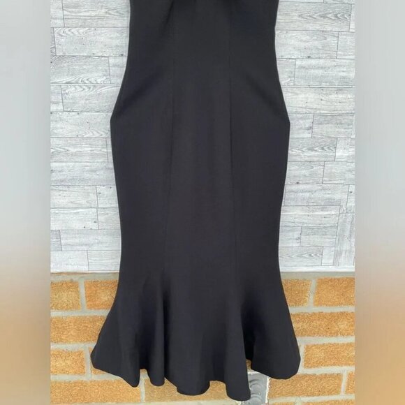 Dress The Population Black Brandy Halter Mermaid Midi Dress XS - Picture 4 of 15